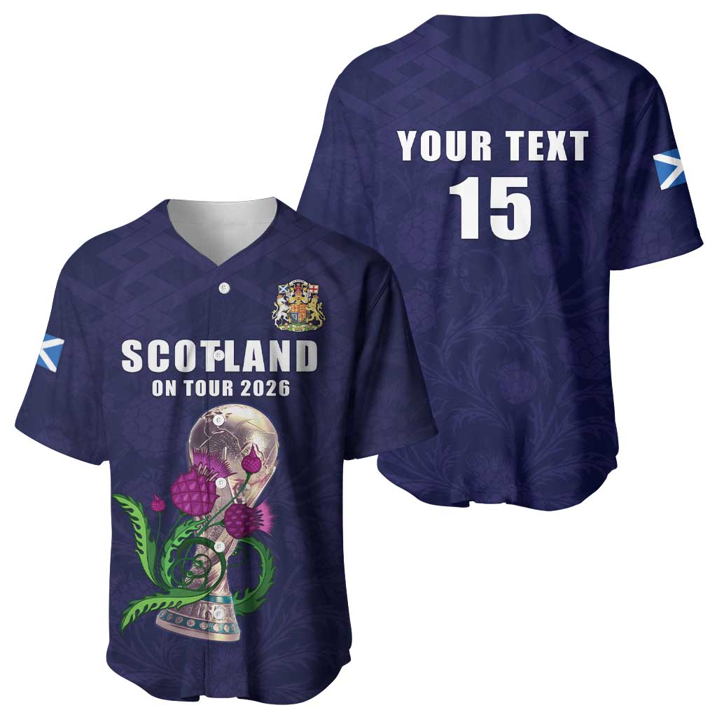 Custom Football Scotland Baseball Jersey On Tour 2026