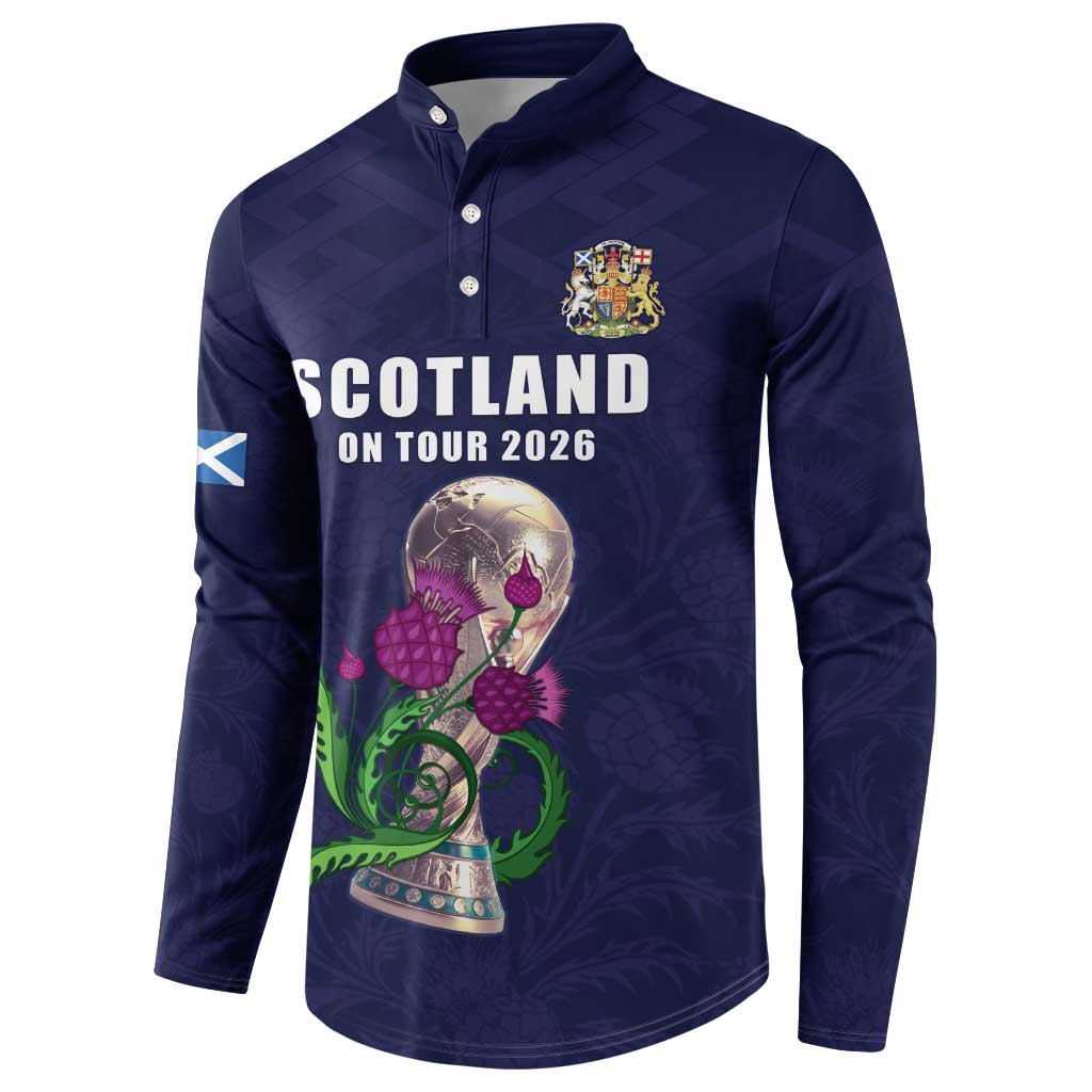 Custom Football Scotland Button Sweatshirt On Tour 2026