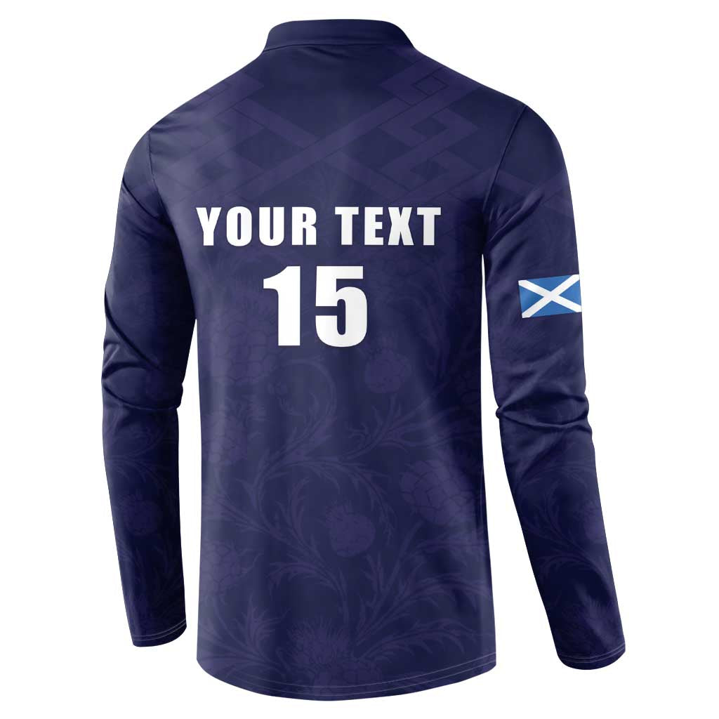 Custom Football Scotland Button Sweatshirt On Tour 2026