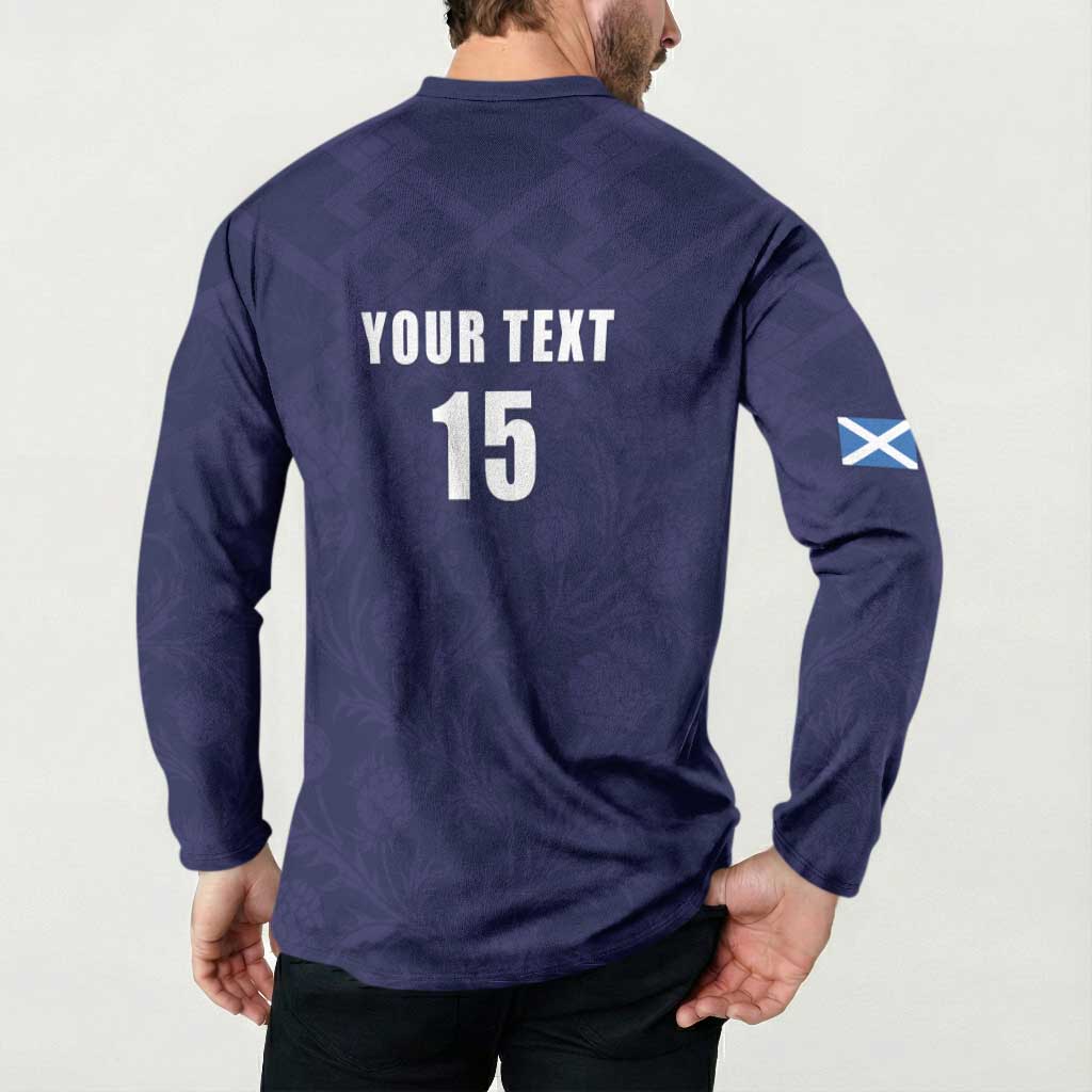 Custom Football Scotland Button Sweatshirt On Tour 2026