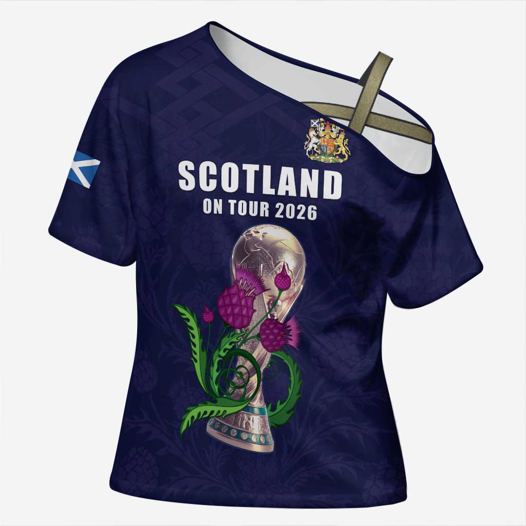 Custom Football Scotland Cross Shoulder Shirt On Tour 2026