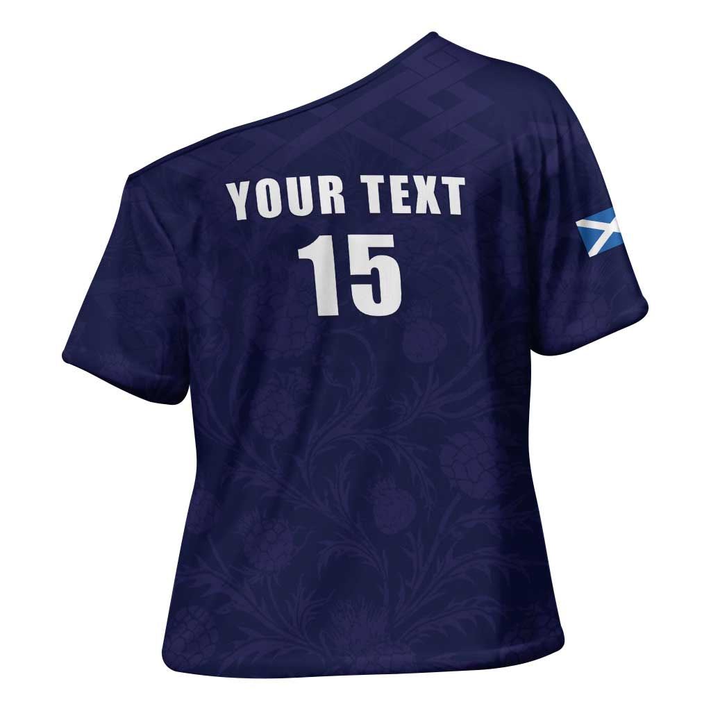Custom Football Scotland Cross Shoulder Shirt On Tour 2026