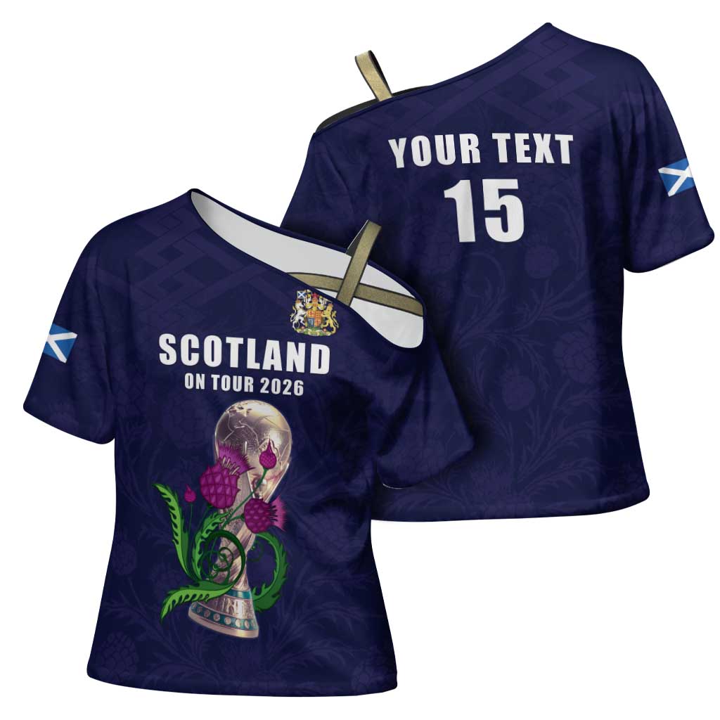 Custom Football Scotland Cross Shoulder Shirt On Tour 2026