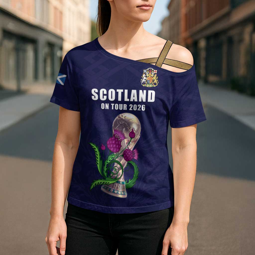 Custom Football Scotland Cross Shoulder Shirt On Tour 2026