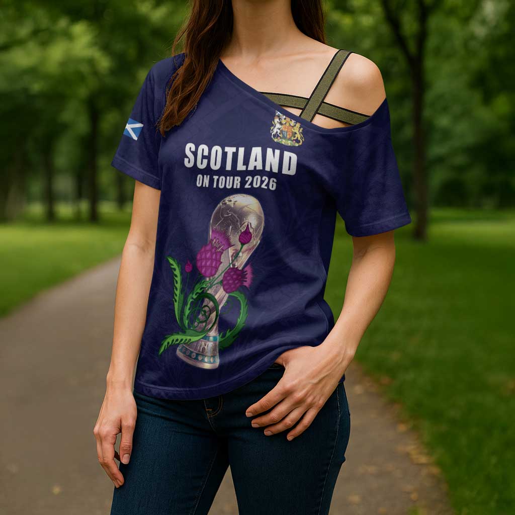 Custom Football Scotland Cross Shoulder Shirt On Tour 2026