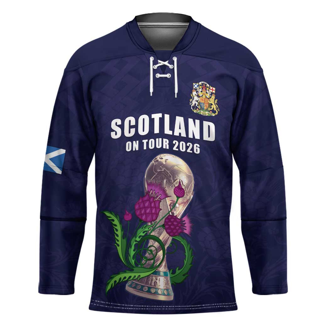 Custom Football Scotland Hockey Jersey On Tour 2026