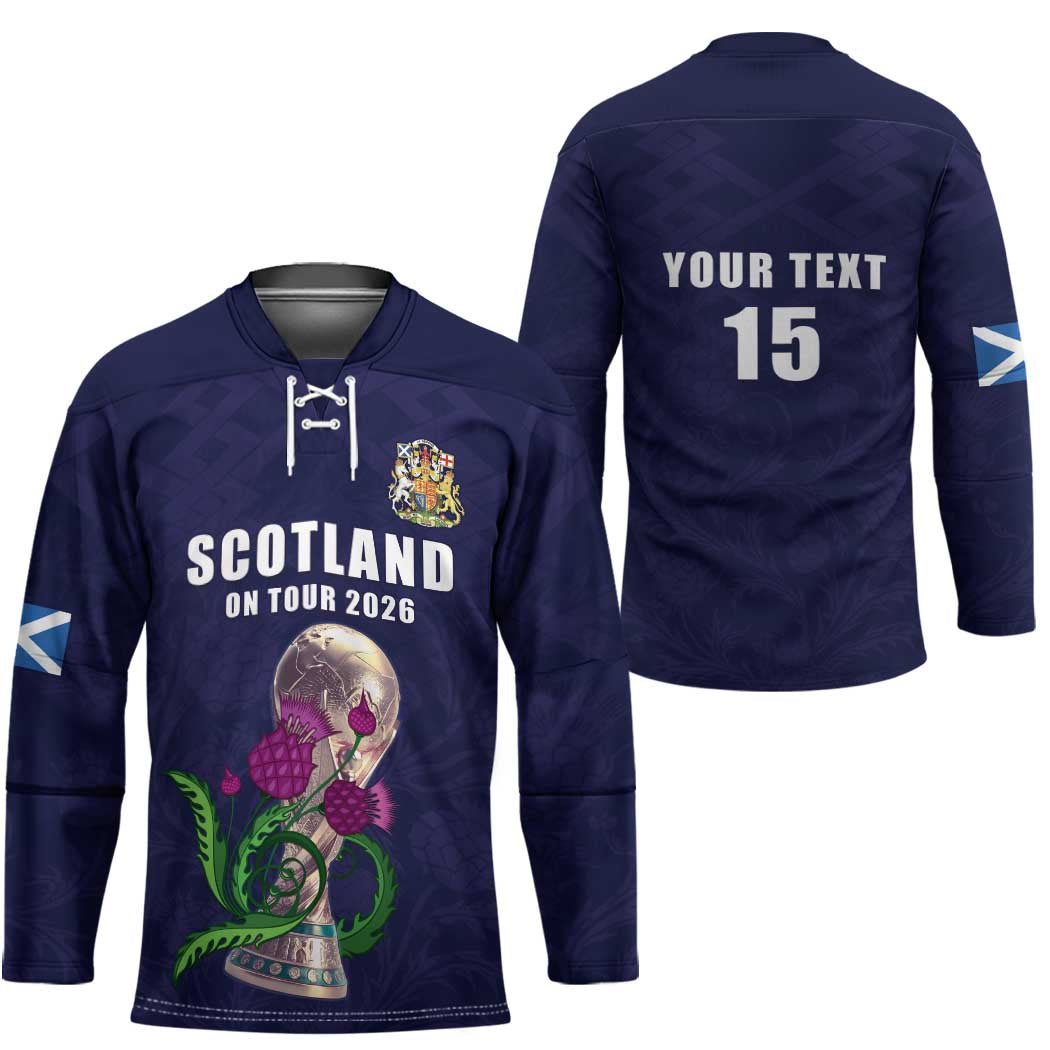 Custom Football Scotland Hockey Jersey On Tour 2026
