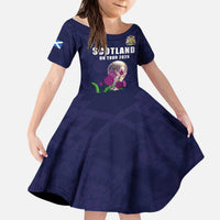 Custom Football Scotland Kid Short Sleeve Dress On Tour 2026