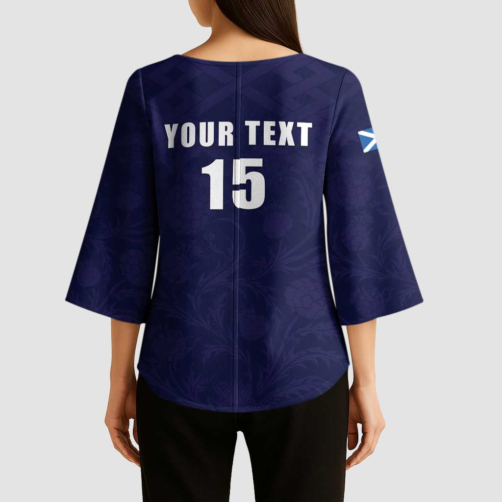 Custom Football Scotland Kimono Sleeve Blouse On Tour 2026