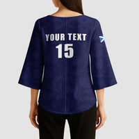 Custom Football Scotland Kimono Sleeve Blouse On Tour 2026
