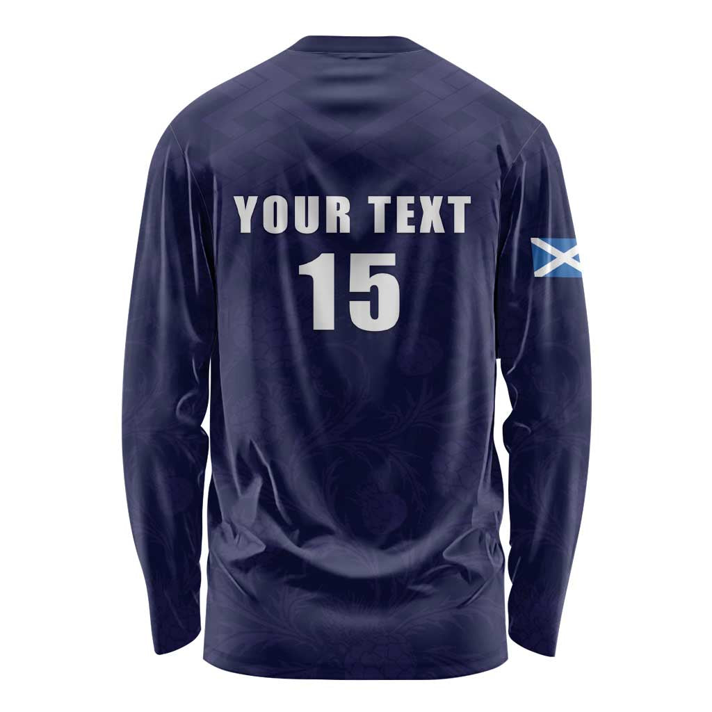 Custom Football Scotland Long Sleeve Shirt On Tour 2026