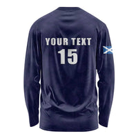 Custom Football Scotland Long Sleeve Shirt On Tour 2026