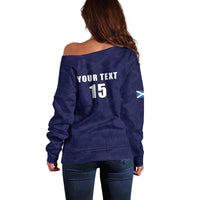 Custom Football Scotland Off Shoulder Sweater On Tour 2026