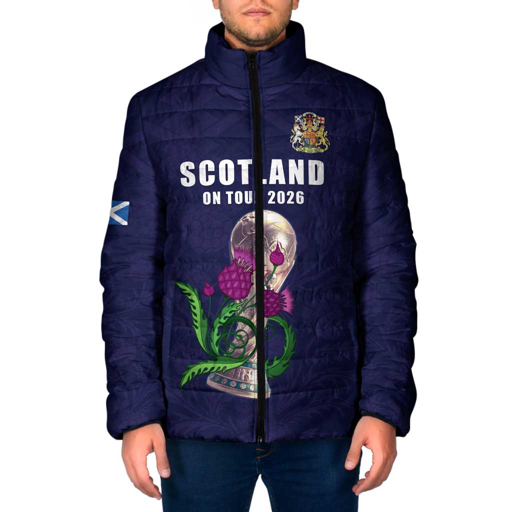 Custom Football Scotland Padded Jacket On Tour 2026