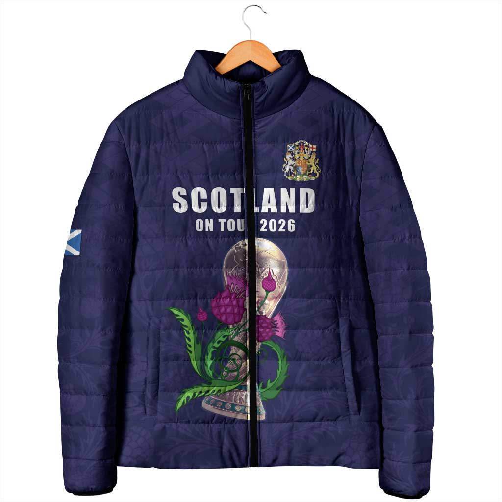 Custom Football Scotland Padded Jacket On Tour 2026