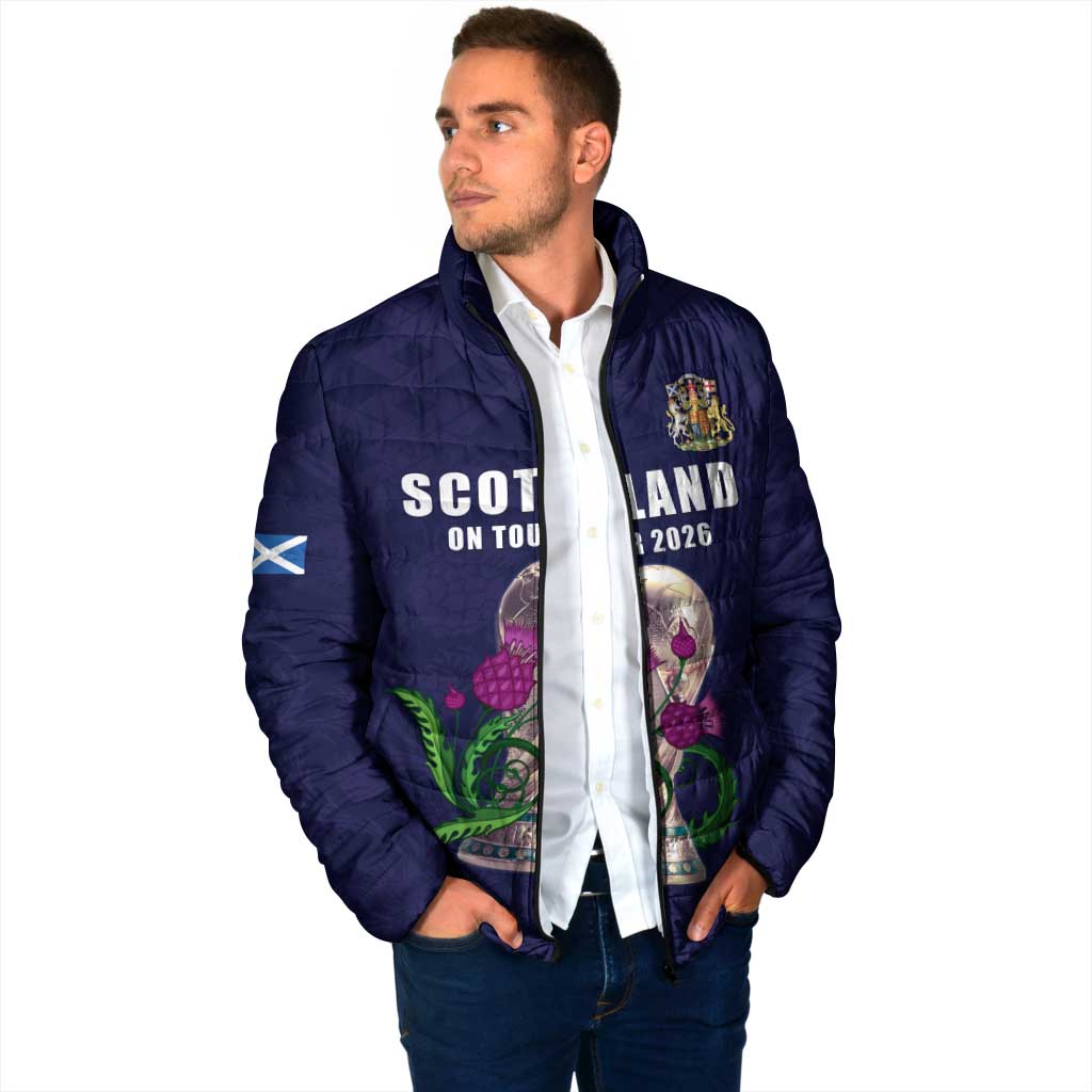 Custom Football Scotland Padded Jacket On Tour 2026