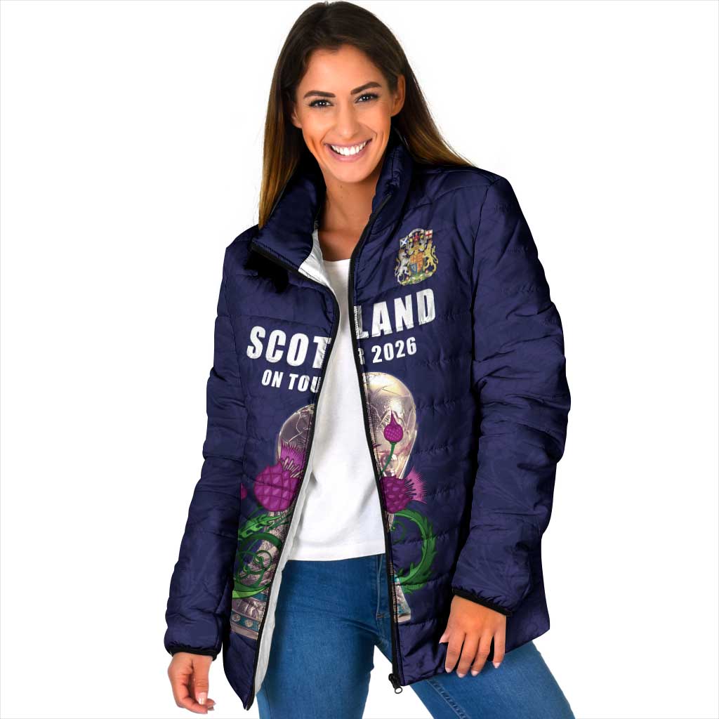 Custom Football Scotland Padded Jacket On Tour 2026