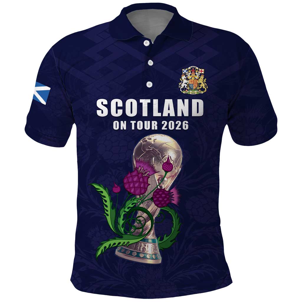 Custom Football Scotland Polo Shirt On Tour 2026