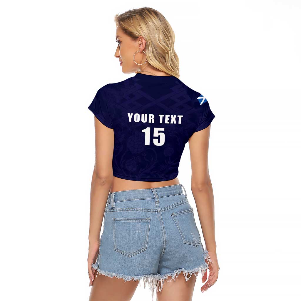 Custom Football Scotland Raglan Cropped T Shirt On Tour 2026