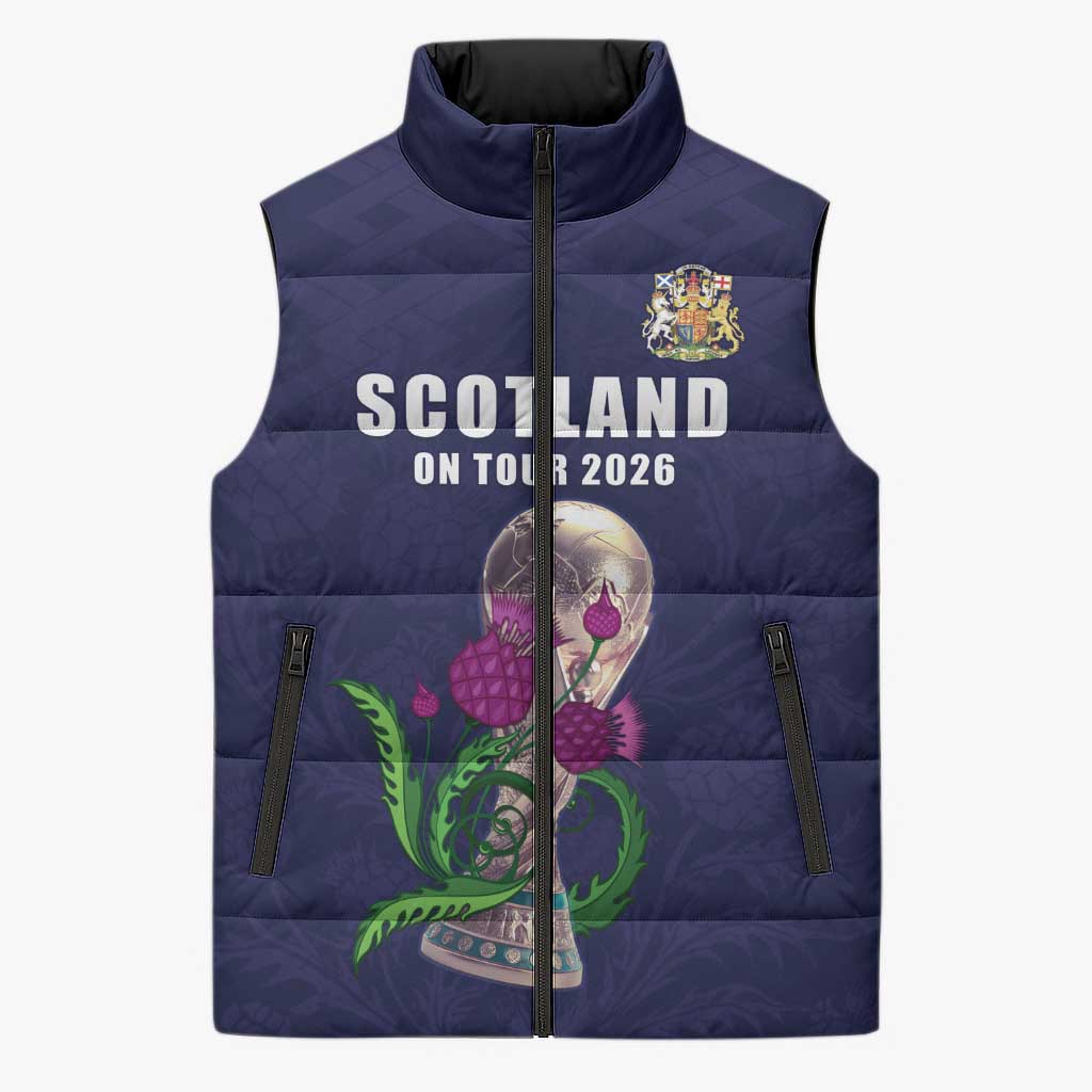 Custom Football Scotland Sleeveless Puffer Jacket On Tour 2026
