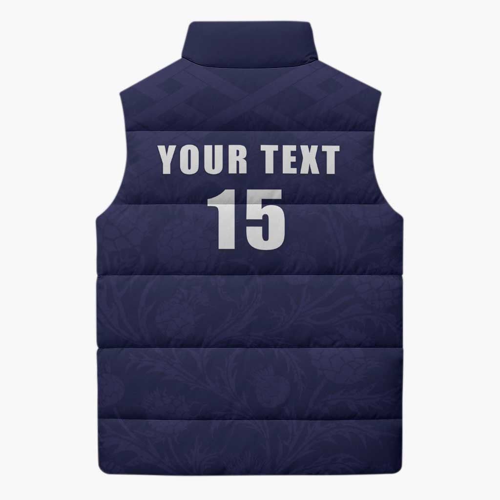 Custom Football Scotland Sleeveless Puffer Jacket On Tour 2026