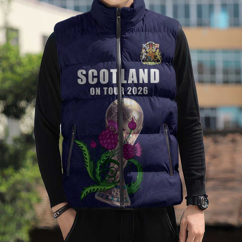 Custom Football Scotland Sleeveless Puffer Jacket On Tour 2026