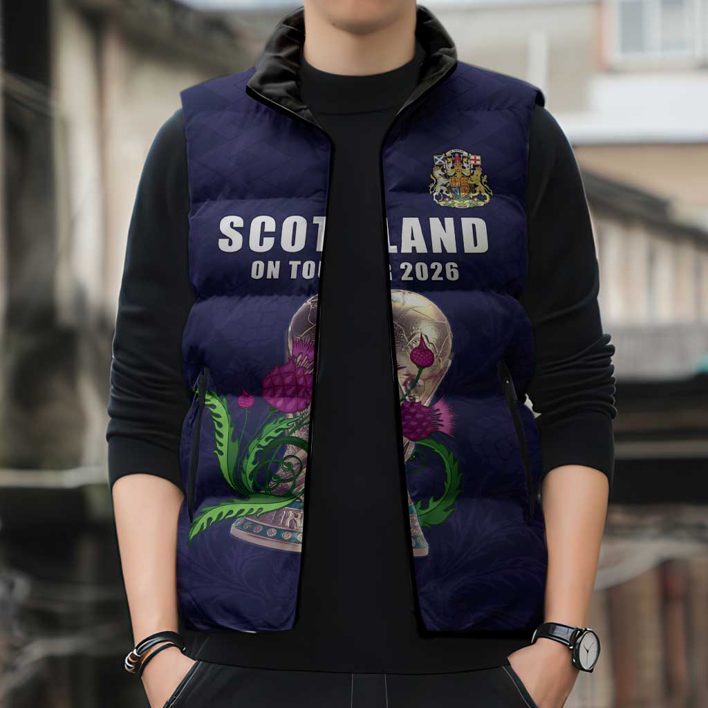 Custom Football Scotland Sleeveless Puffer Jacket On Tour 2026