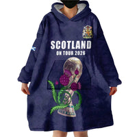 Custom Football Scotland Wearable Blanket Hoodie On Tour 2026