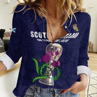 Custom Football Scotland Women Casual Shirt On Tour 2026