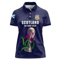 Custom Football Scotland Women Polo Shirt On Tour 2026