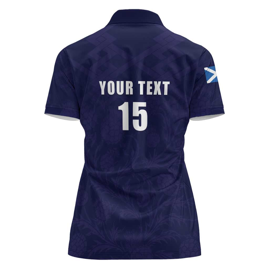 Custom Football Scotland Women Polo Shirt On Tour 2026