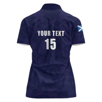 Custom Football Scotland Women Polo Shirt On Tour 2026