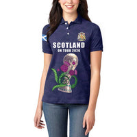 Custom Football Scotland Women Polo Shirt On Tour 2026