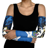 Personalised Unicorn Scotland Arm Sleeves Scottish Saltire With Thistle