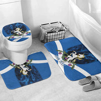 Personalised Unicorn Scotland Bathroom Set Scottish Saltire With Thistle