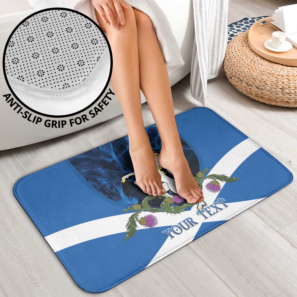 Personalised Unicorn Scotland Bathroom Set Scottish Saltire With Thistle