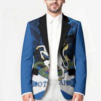 Personalised Unicorn Scotland Blazer Scottish Saltire With Thistle