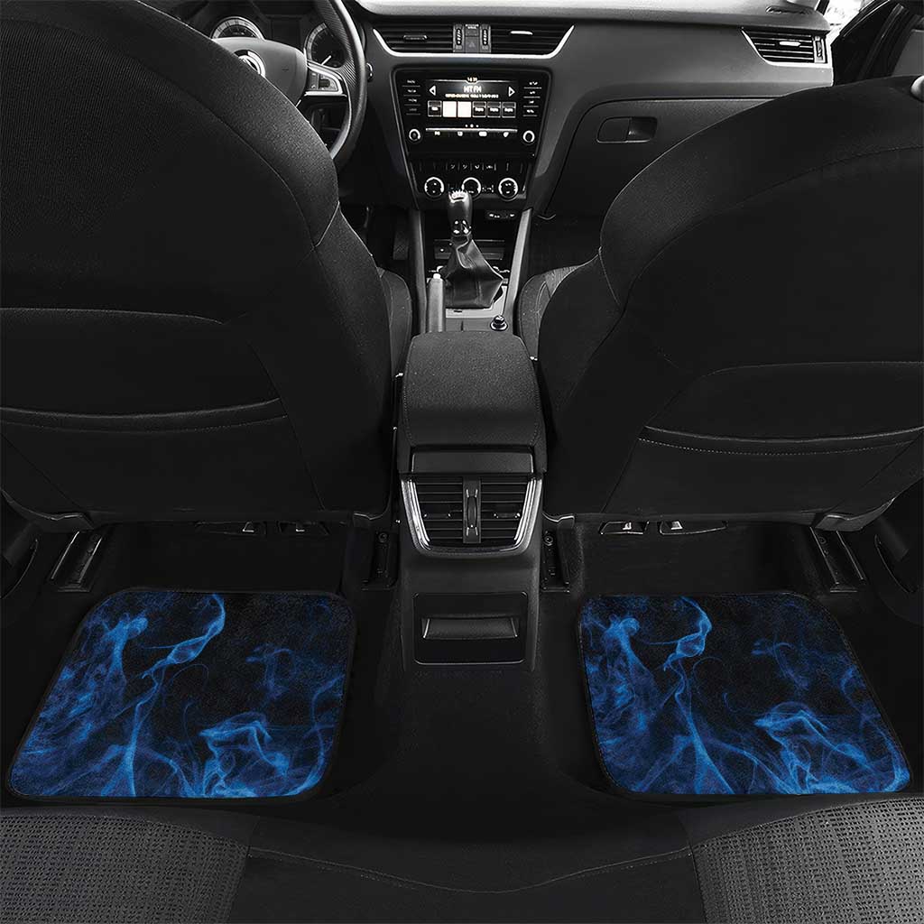 Personalised Unicorn Scotland Car Mats Scottish Saltire With Thistle