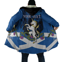 Personalised Unicorn Scotland Cloak Scottish Saltire With Thistle