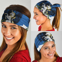 Personalised Unicorn Scotland Neck Gaiter Scottish Saltire With Thistle