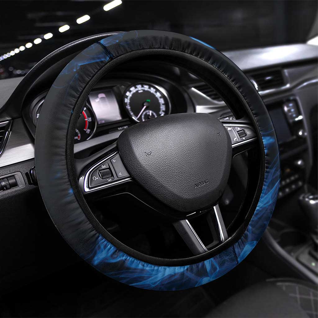 Unicorn Scotland Steering Wheel Cover Scottish Saltire With Thistle