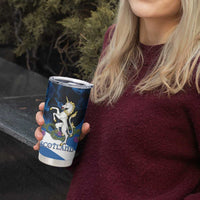 Personalised Unicorn Scotland Tumbler Cup Scottish Saltire With Thistle