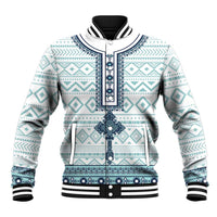Eritrea Baseball Jacket Eritrean Cross Mix Tilet Pattern - Wonder Print Shop