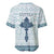 Eritrea Baseball Jersey Eritrean Cross Mix Tilet Pattern - Wonder Print Shop
