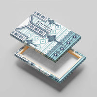 Eritrea Canvas Wall Art Eritrean Cross Mix Tilet Pattern - Wonder Print Shop