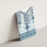 Eritrea Canvas Wall Art Eritrean Cross Mix Tilet Pattern - Wonder Print Shop