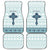 Eritrea Car Mats Eritrean Cross Mix Tilet Pattern - Wonder Print Shop