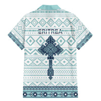 Eritrea Family Matching Mermaid Dress and Hawaiian Shirt Eritrean Cross Mix Tilet Pattern - Wonder Print Shop