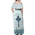 Eritrea Family Matching Off Shoulder Maxi Dress and Hawaiian Shirt Eritrean Cross Mix Tilet Pattern - Wonder Print Shop