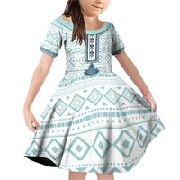 Eritrea Family Matching Off Shoulder Short Dress and Hawaiian Shirt Eritrean Cross Mix Tilet Pattern - Wonder Print Shop